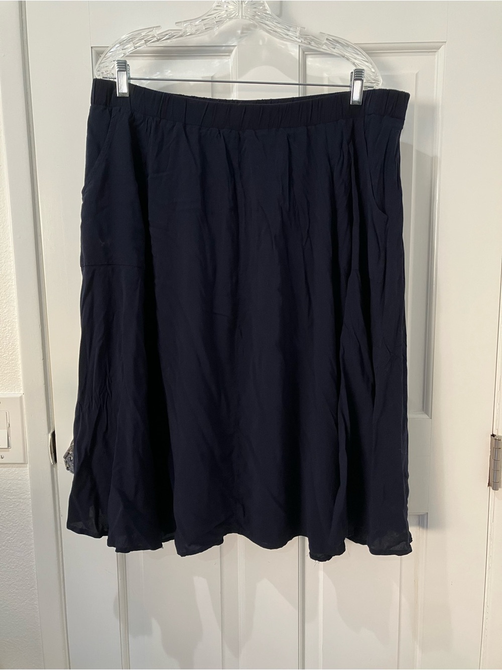 Old Navy Pull-On Skirt, Navy Blue